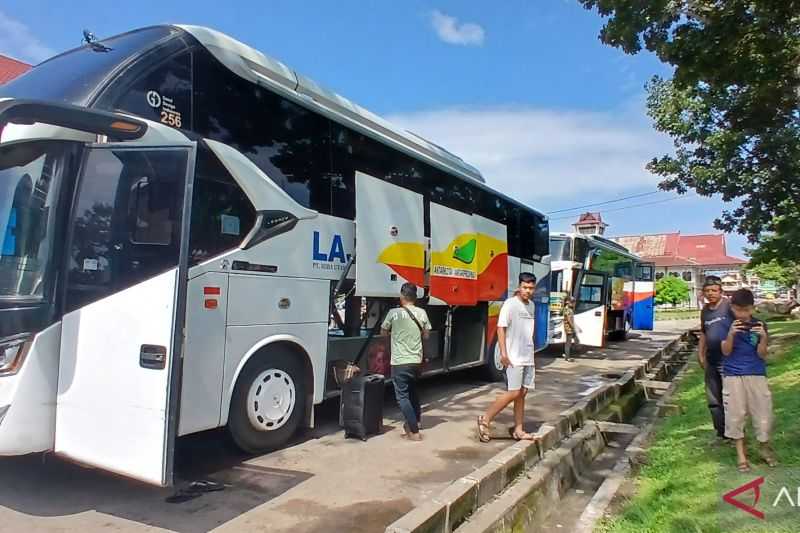 Jelang Lebaran, Jumlah Pemudik Melalui Terminal Bus di Jambi Meningkat 75 Persen