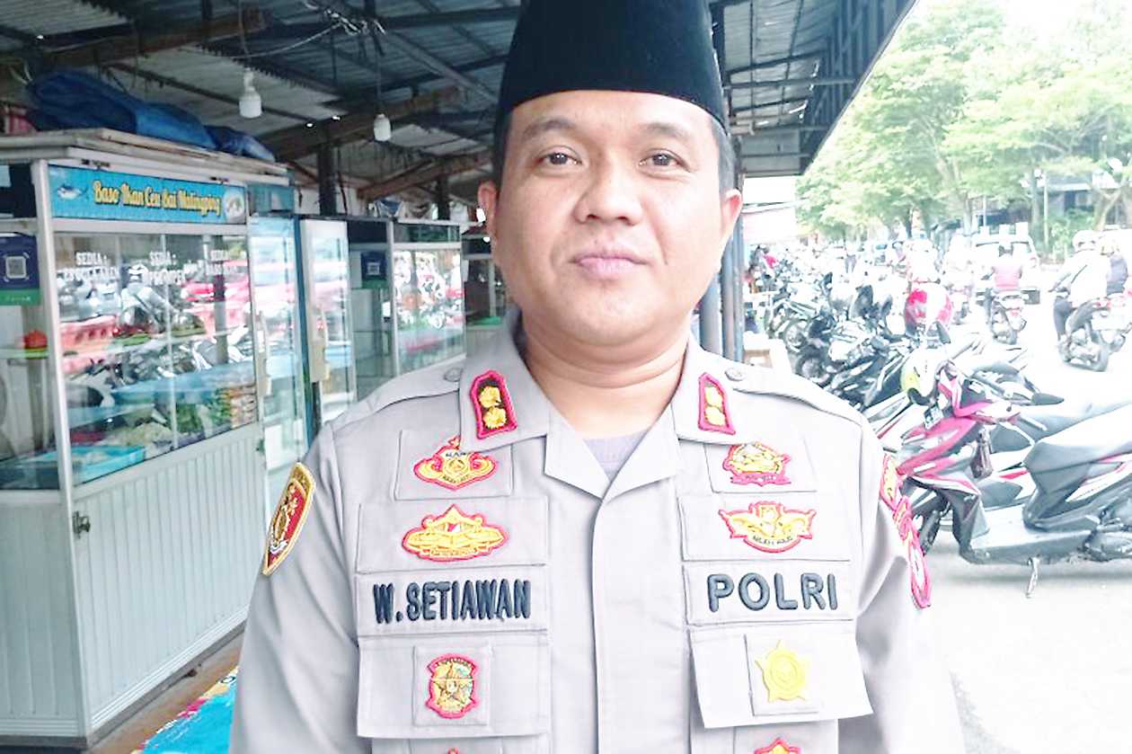 Jelang Lebaran, Polres Lebak Lakukan Pengecekan Bahan Pokok di Pasar