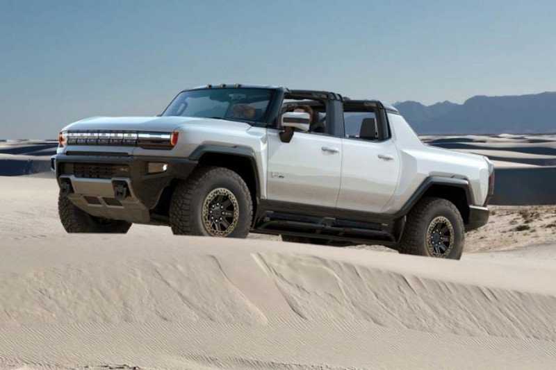 Jelang Produksi, General Motors Uji Hummer EV2022 di Medan Off Road