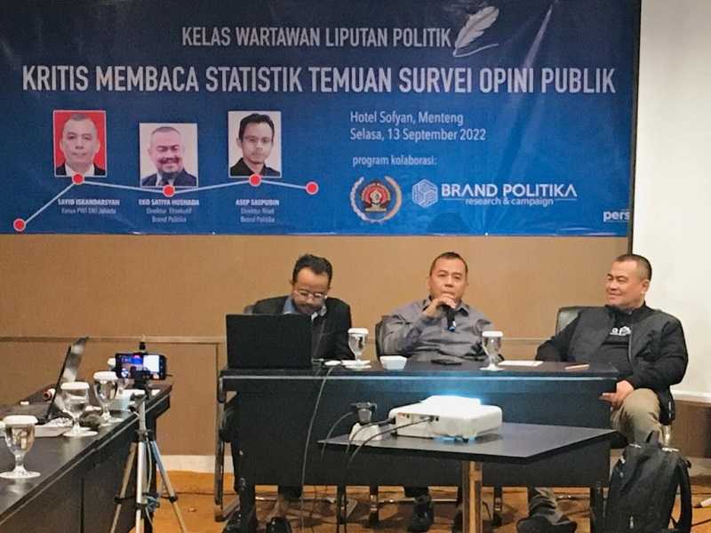 Jelang Tahun Politik, PWI Dorong Wartawan Kritis Dalam Membaca Hasil Survei