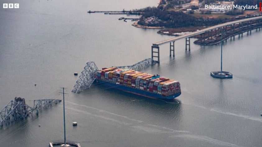 Jembatan Ambruk Ditabrak Kapal Singapura di Baltimore, Belasan Kapal Terjebak di Pelabuhan