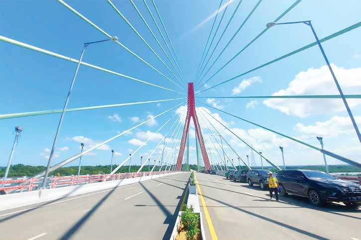 Jembatan Pulau Balang di IKN diresmikan