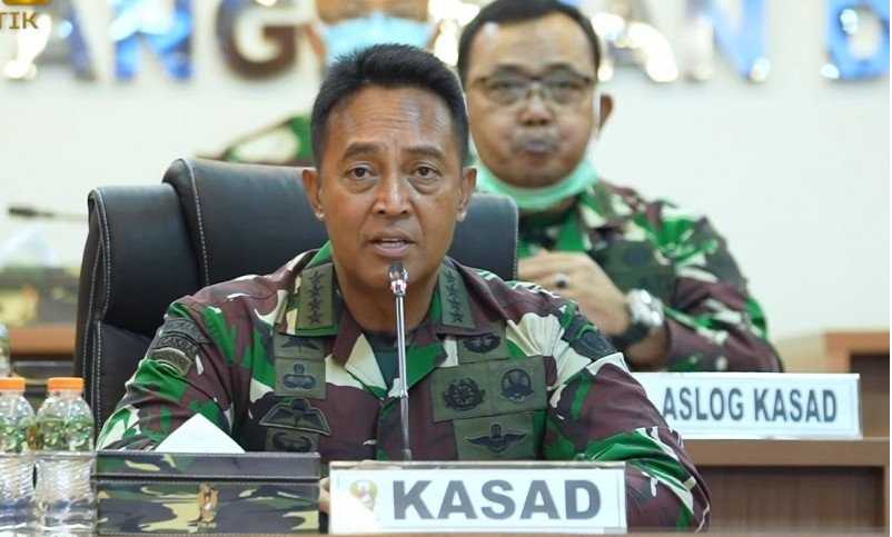 Jenderal Andika Nyatakan 102 Faskes TNI AD Dukung Vaksinasi Covid-19