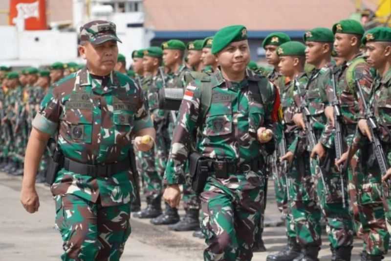Jenderal Bintang Dua Melepas 405 Prajurit Pilihan dari Batalyon Ini ke Papua