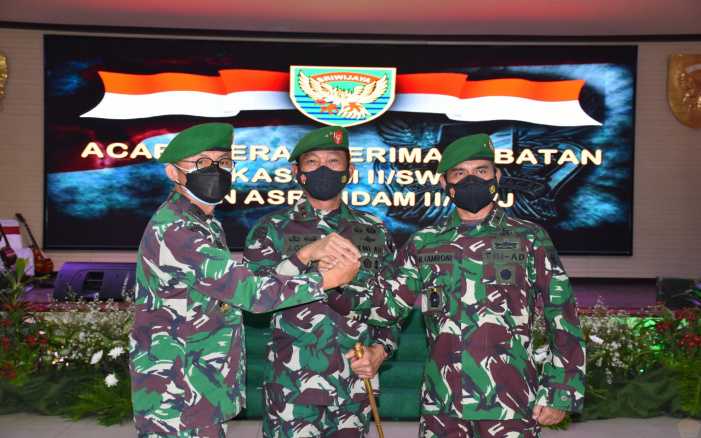 Jenderal Bintang Satu Angkatan Darat Ini Resmi Jadi Kepala Staf Kodam Sriwijaya
