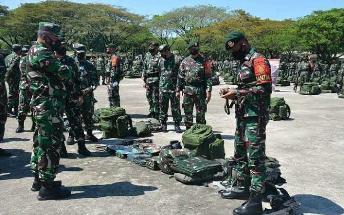 Jenderal Bintang Tiga Kopassus Cek Kesiapan Pasukan Raider yang Akan Berangkat ke Papua