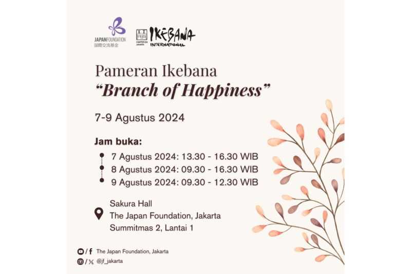 Jepang Gelar Pameran Ikebana