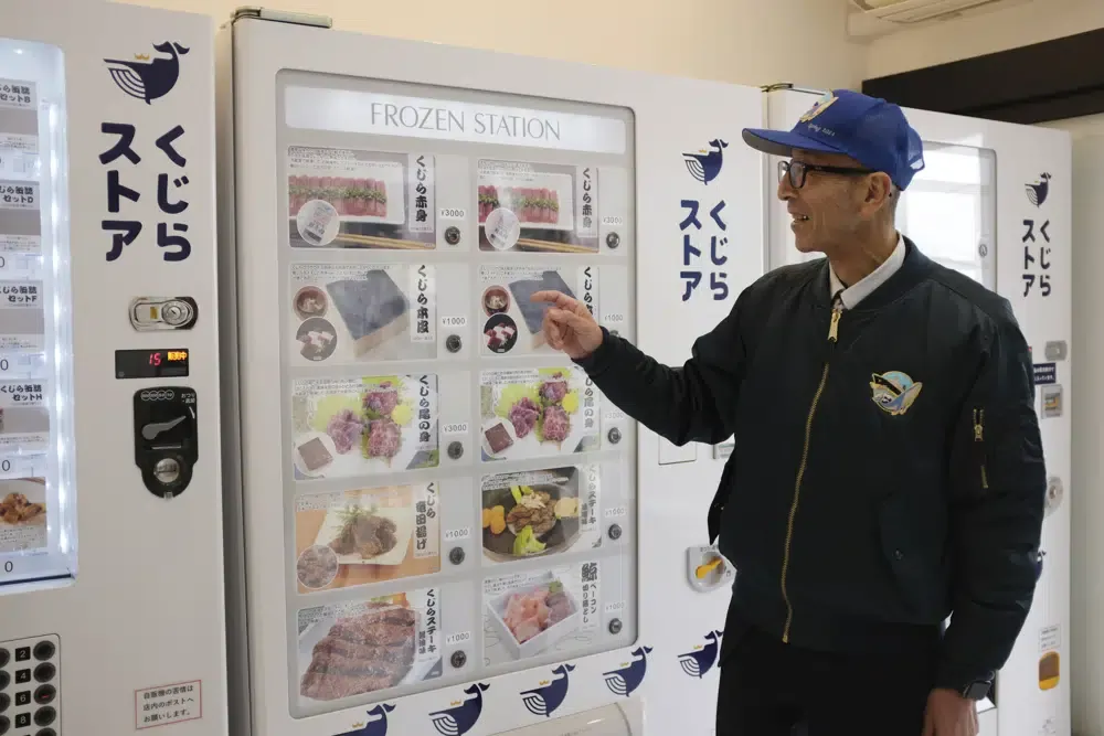 Jepang Jual Hidangan Daging Paus Lewat Vending Machine