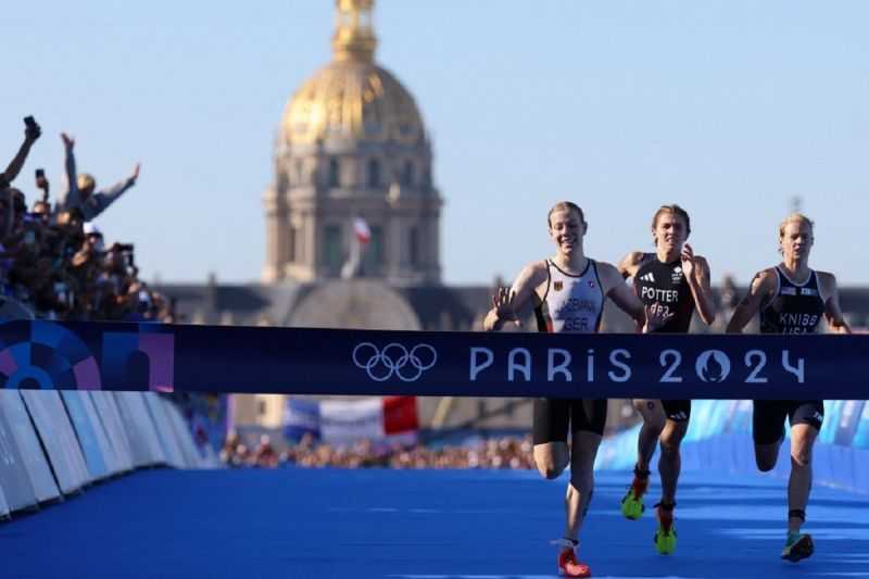 Jerman Raih Emas Triatlon di Tengah Gangguan Pencemaran Air Sungai Seine