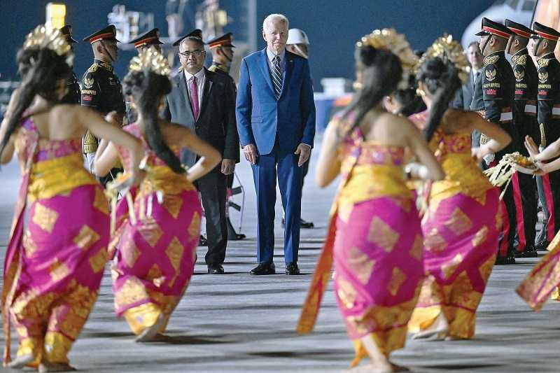 JOE BIDEN TIBA DI BALI