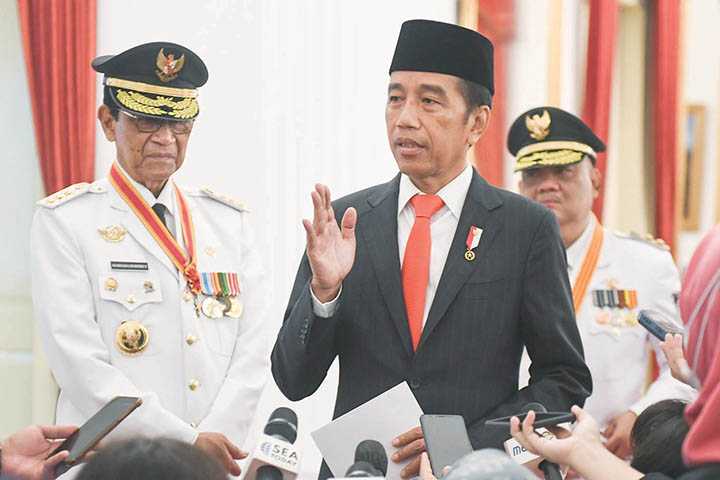 Jokowi Minta Ketum Parpol Jaga Stabilitas politik