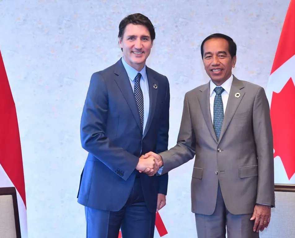 Jokowi-Trudeau Bahas Kerja Sama Ekonomi RI-Kanada