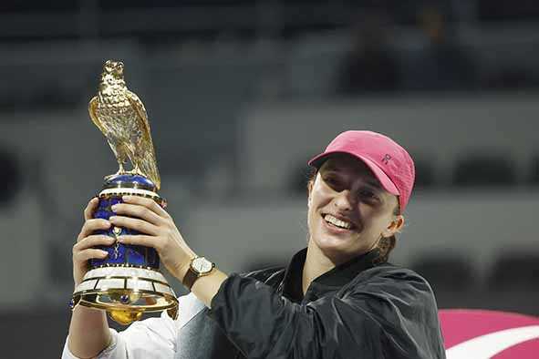 Juara Qatar Open, Swiatek Samai Serena Williams
