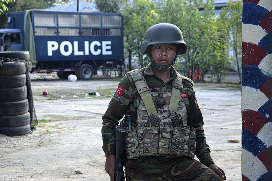 Junta Serang Kota di Rakhine