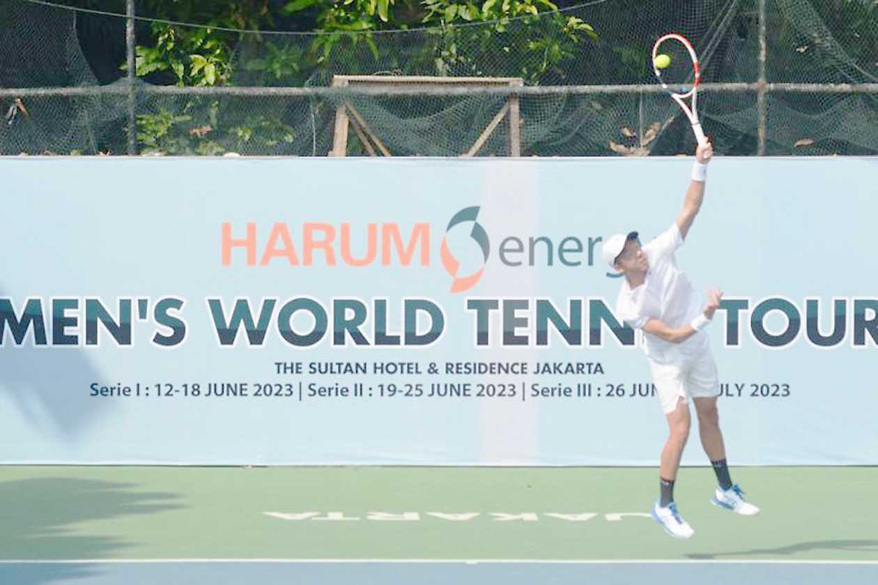 Justin Barki Melaju Perempat Final Harum Energy World Tennis Tour