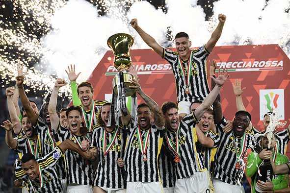 Juventus Rebut Trofi ke-15 Coppa Italia