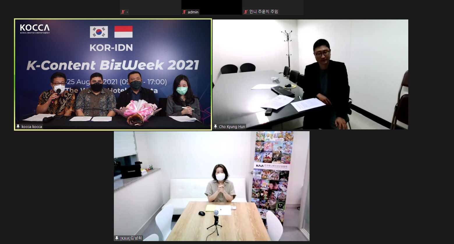 K-Content BizWeek 2021, Ajang Pertemuan dan Kolaborasi Perusahaan Indonesia dan Korea Selatan