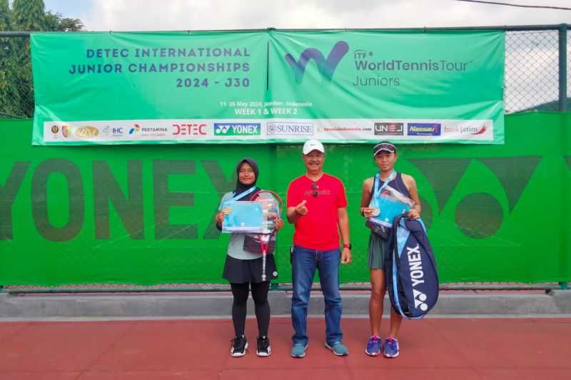 Kabar Gembira, Petenis Indonesia Juara Tunggal Puteri Detec International Junior