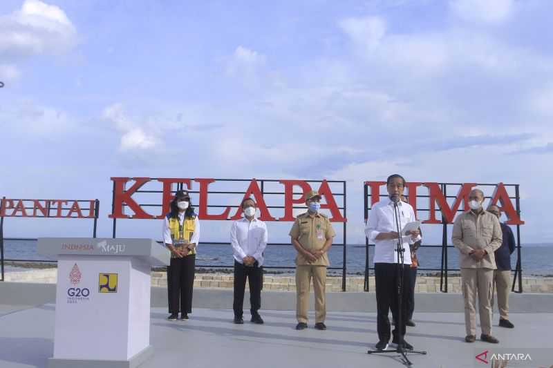 Kabar Gembira untuk Warga NTT, Presiden Jokowi Resmikan Taman Wisata Baru di Kota Kupang