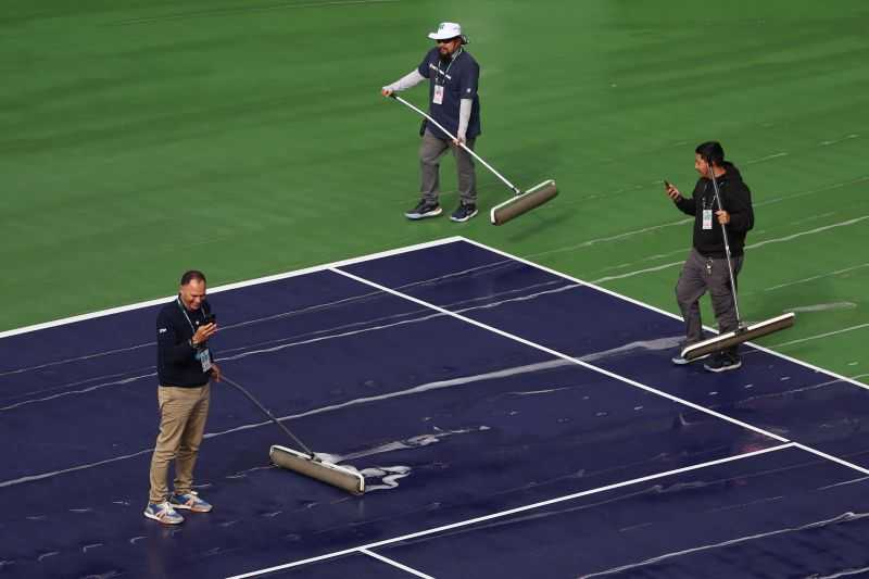 Kabar Terbaru, Semifinal Indian Wells antara Alcaraz vs Sinner Ditunda karena Hujan