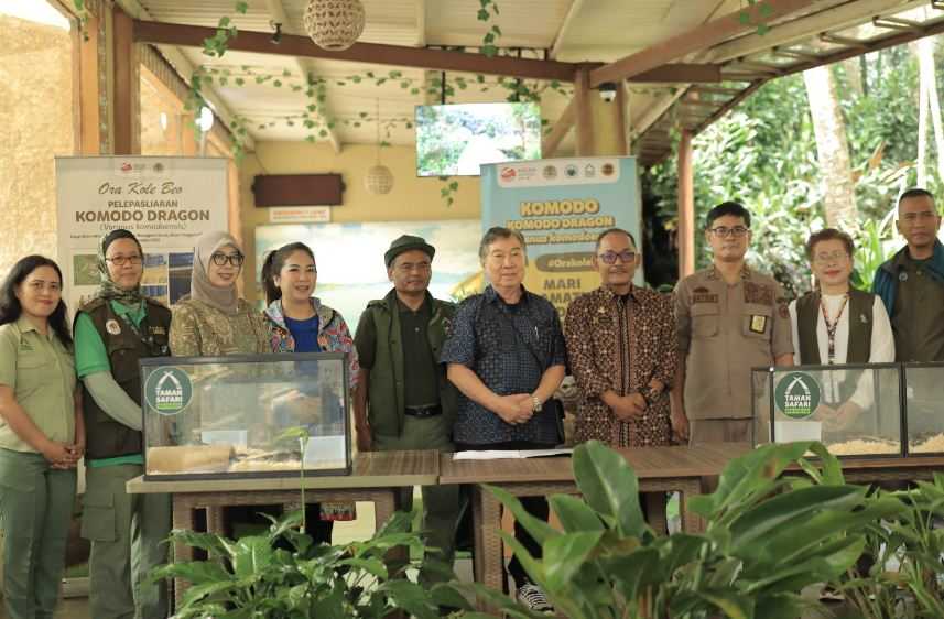 Kadal Eksotis Berharga Miliaran Rupiah Dititipkan ke Taman Safari Bogor