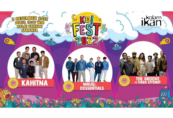 Kahitna hingga The Groove Bakal Meriahkan KOI Fest 2022