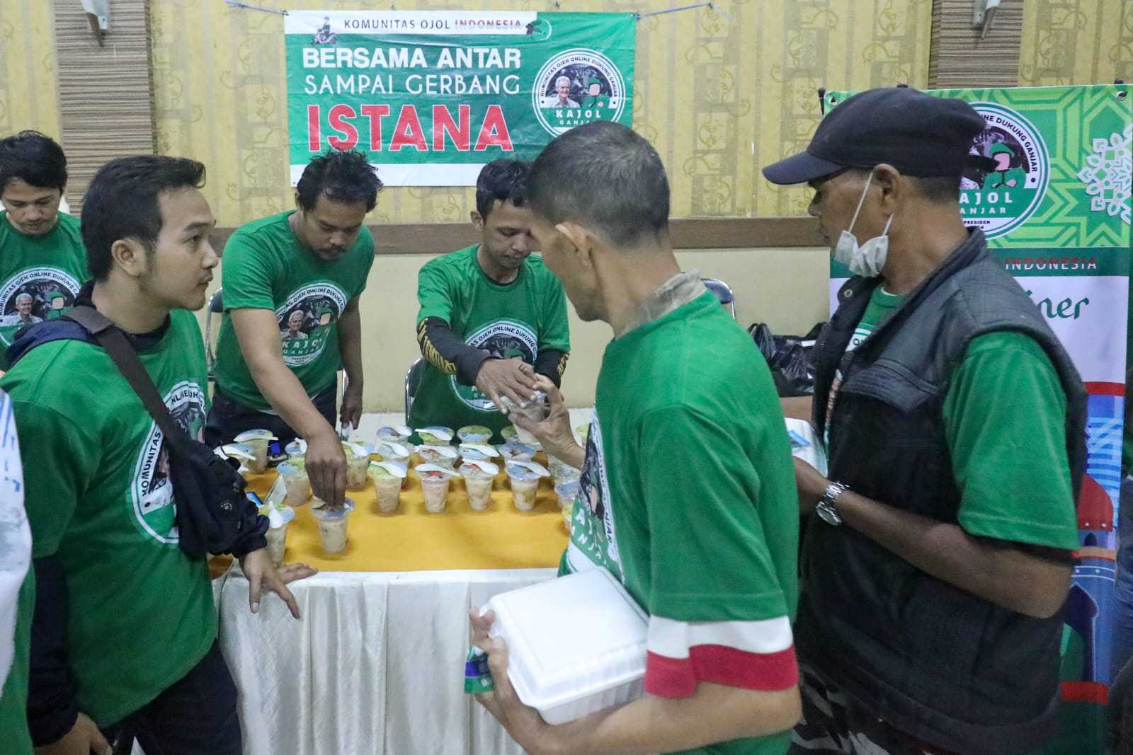 Kajol Indonesia Gelar Bazar Kuliner Untuk Pererat Silaturahmi Ojol di Bandung