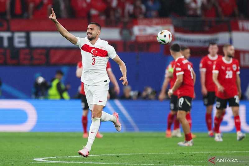 Kalahkan Austria, Dwigol Merih Demiral Antar Turki Melaju ke Perempat Final Piala Eropa