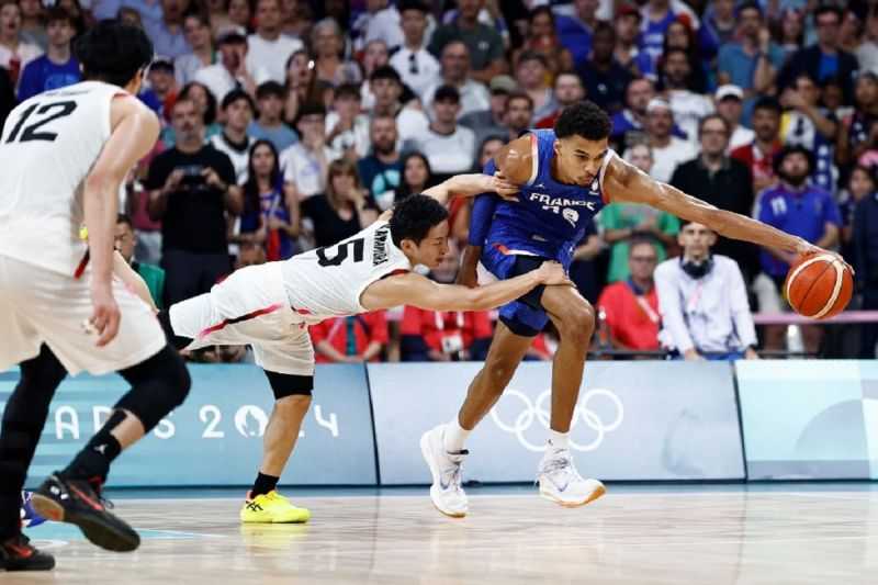 Kalahkan Jepang Lewat Babak Tambahan Waktu, Prancis ke Perempat Final Basket Putra Olimpiade