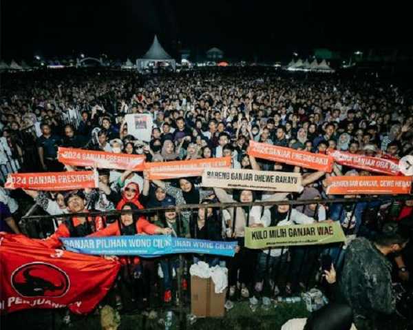 Kampanye Hari ke-60, Ganjar Kampanye Akbar di NTT dan Semarang