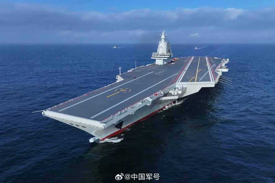Kapal Induk Ketiga Tiongkok Rampungkan Uji Coba
