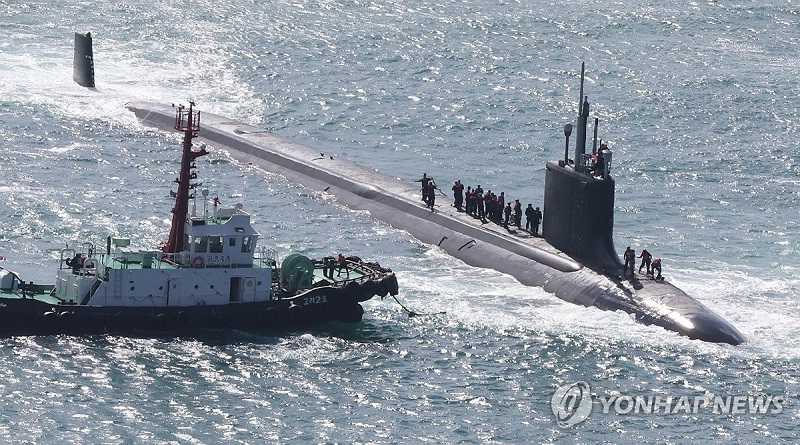 Kapal Selam Bertenaga Nuklir AS Sandar di Busan Korsel untuk Mengisi Persediaan