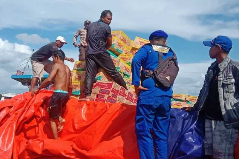 Kapal Sembako Tenggelam di Perairan Kalbar, Nakhoda dan ABK Selamat