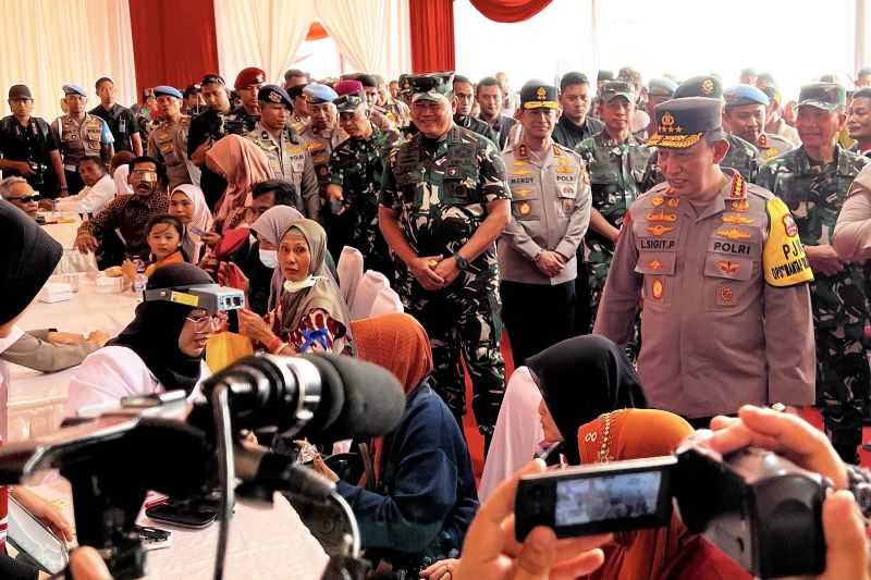 Kapolri dan Panglima TNI Apresiasi Kegiatan Bakti Kesehatan Alumni Akabri 91