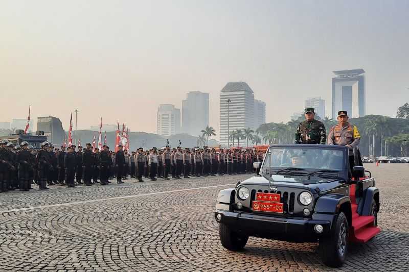 Kapolri-Panglima TNI Cek Kesiapan Pasukan Pengamanan KTT ke-43 ASEAN