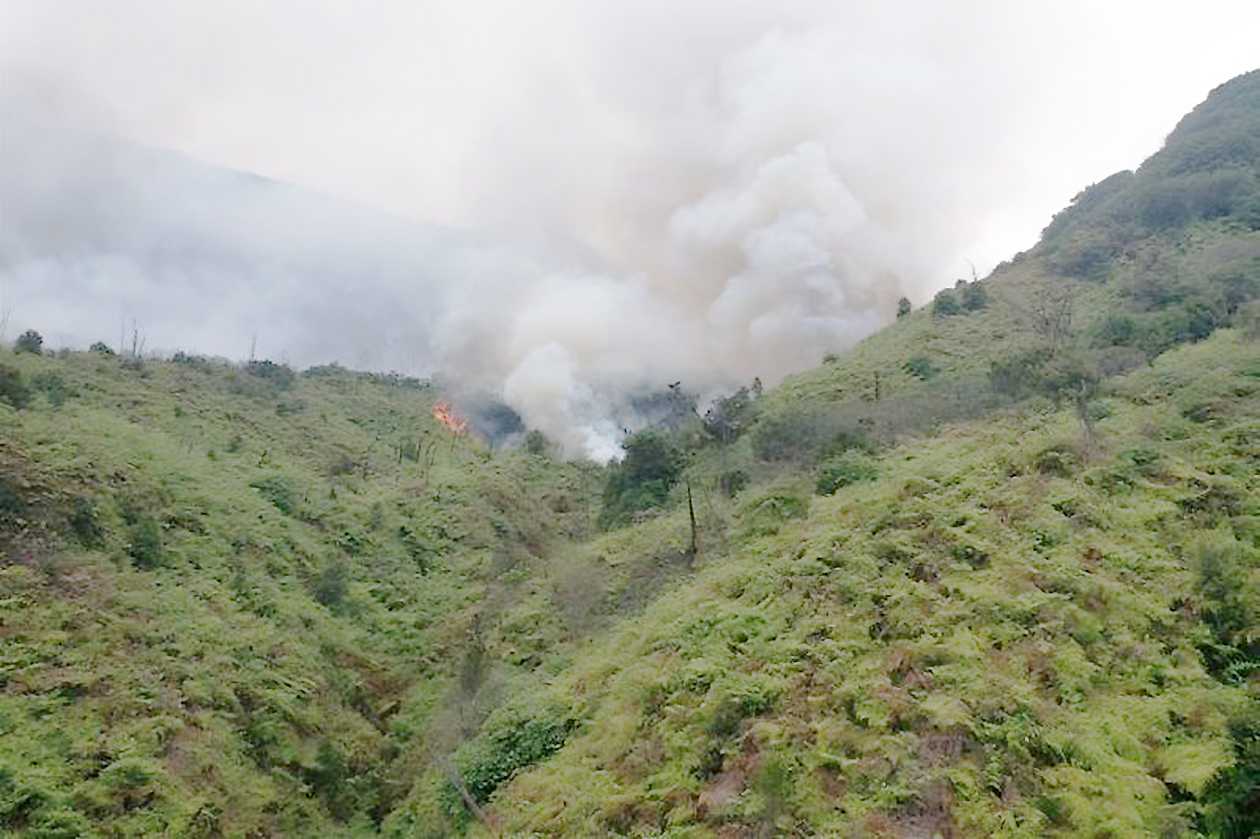 Karhutla Gunung Papandayan Telah Dilokalisir