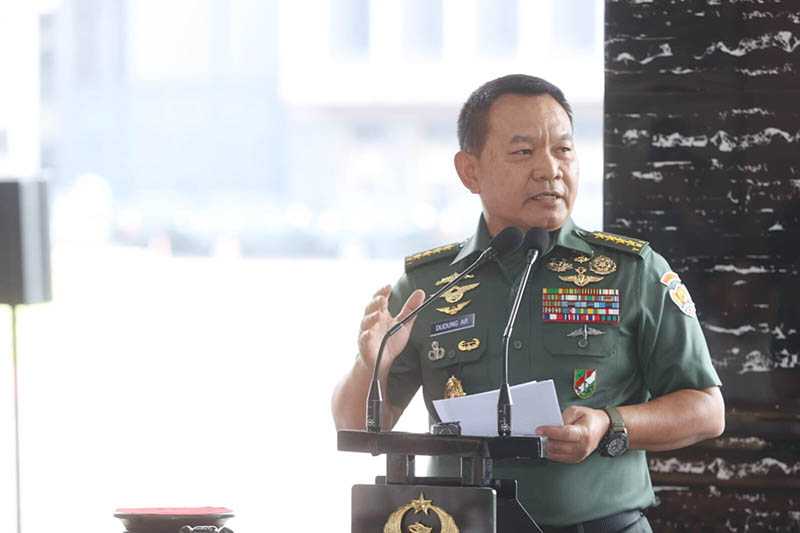 Kasad Imbau Purnawirawan Tak Pakai Atribut TNI saat Berpolitik