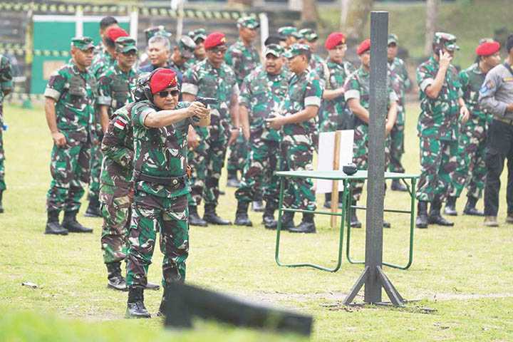 Kasad Tinjau Kesiapan Tim Petembak AARM Ke-30