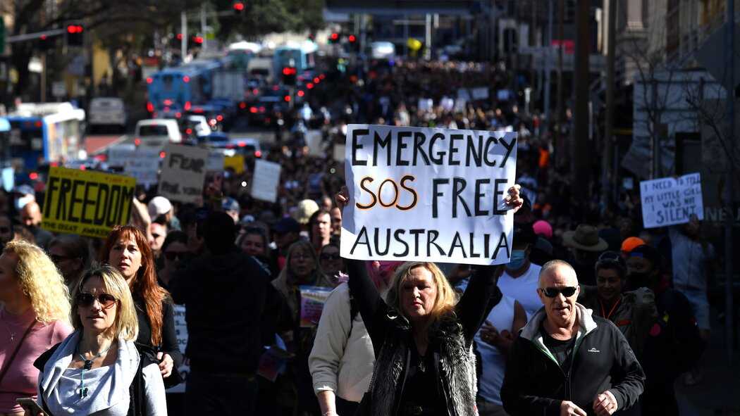 Kasus Infeksi Meningkat, Demonstrasi Anti-lockdown Di Australia Dikutuk