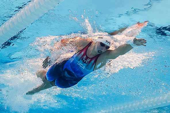 Katie Ledecky Lanjutkan Dominasi Renang