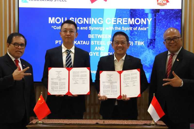 KBRI Beijing Fasilitasi MoU Krakatau Steel dan Perusahaan Baja China