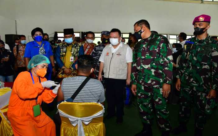 Ke Kalimantan, Kasal Laksamana Yudo Margono Wakili Panglima TNI