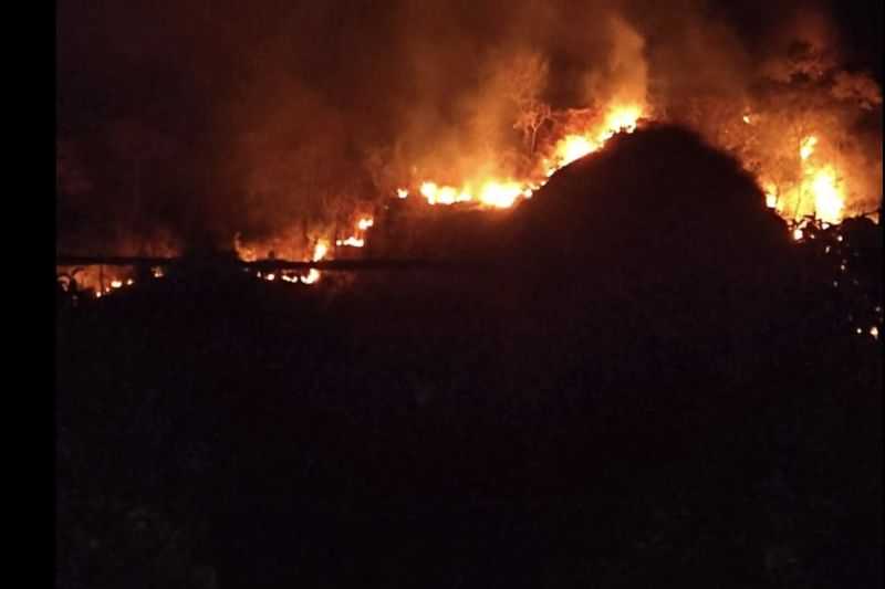 Kebakaran di Lereng Gunung Jayanti Sukabumi Berhasil Dipadamkan