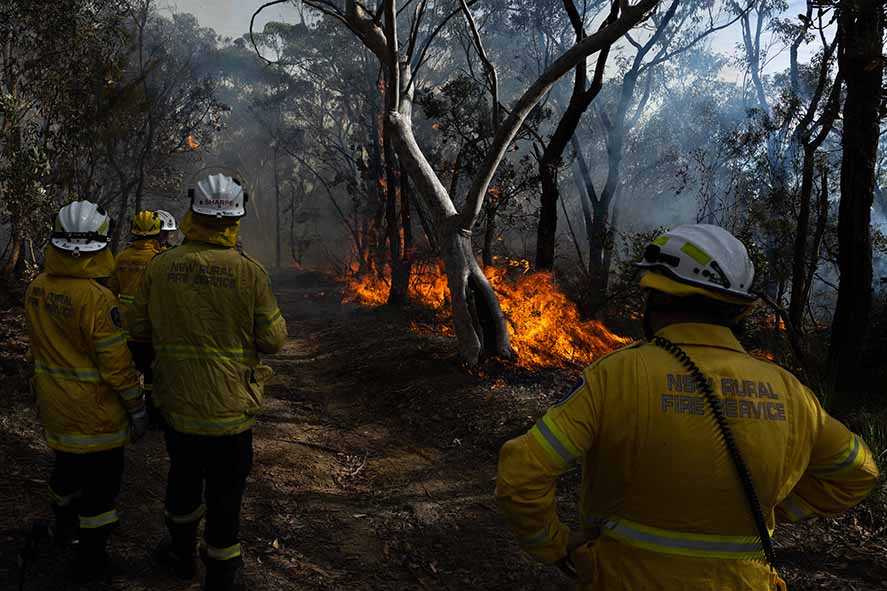 Kebakaran Hutan Berkobar  di Australia Timur
