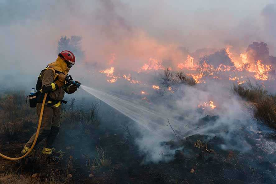 Kebakaran Hutan Besar  Landa Spanyol
