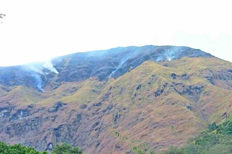 Kebakaran hutan di Rinjani dan Sembalun akibat ulah manusia