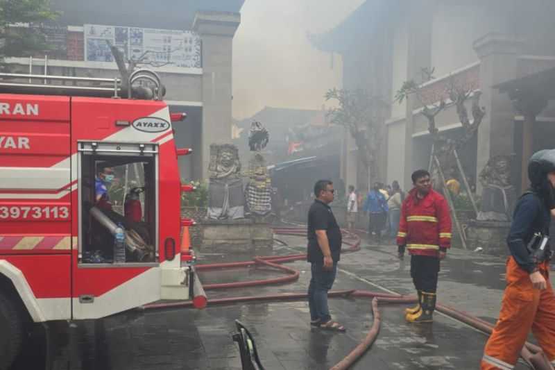 Kebakaran Pasar Seni Ubud, Polisi: Api Diduga dari Kios Penjual Kain