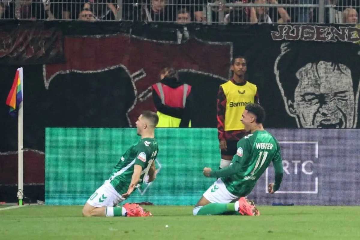 Kebobolan Gol Menit Akhir, Bayer Leverkusen Diimbangi Werder Bremen