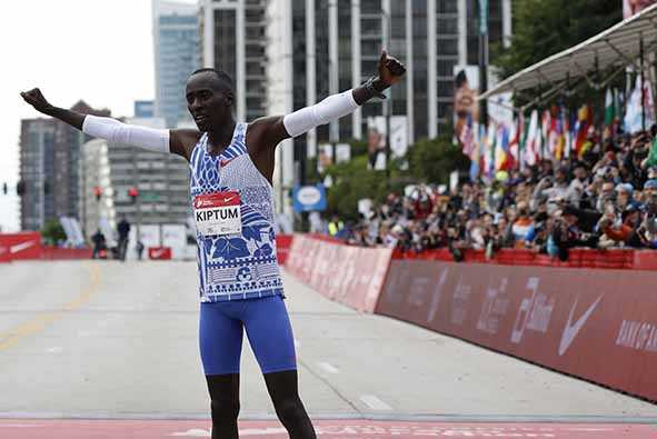 Kelvin Kiptum Pecahkan Rekor Dunia Maraton