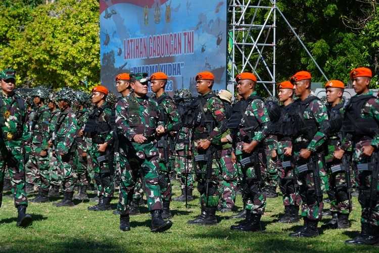 Kemampuan Interoperabilitas Ketiga Matra Diuji Dalam Latgab TNI